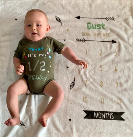 Leeftijd rompertje - half birthday