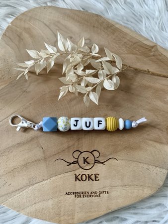 Sleutelhanger juf - 5