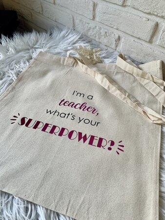 Totebag I'm a teacher