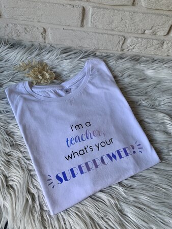 T-shirt I'm a teacher