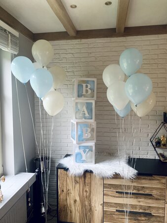 Trosje helium ballonnen (9 ballonnen)