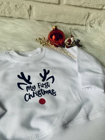 Pull my 1st Christmas - blanc