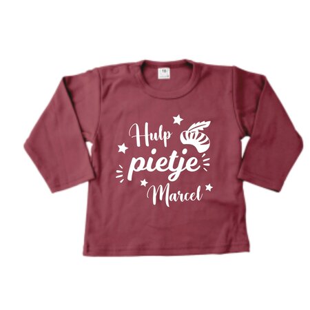 T-shirt hulp pietje lange mouwen
