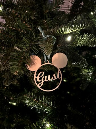 Gepersonaliseerde kerstbal - Mickey Mouse