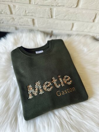 Sweater bloemenmotief