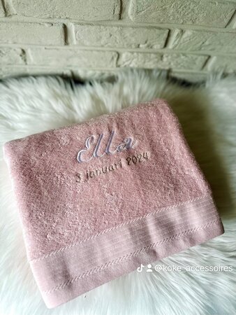 Handdoek (100 x 180 cm)