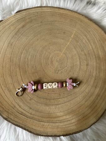 Sleutelhanger juf 10