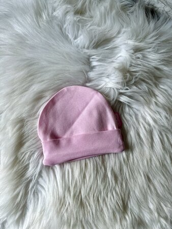 Baby mutsje: roze