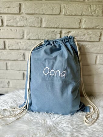 Rugzakje met naam - geborduurd