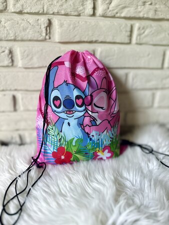 Stitch rugzakje - roze
