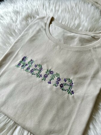T-shirt bloemenmotief