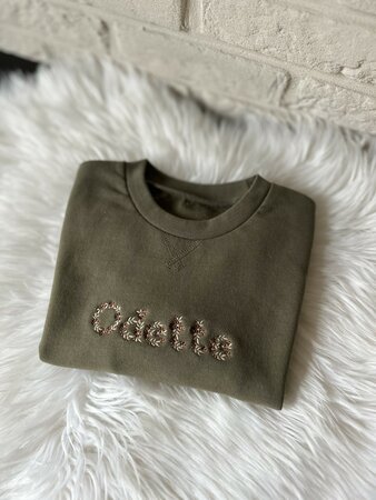 Sweater bloemenmotief - kinderen