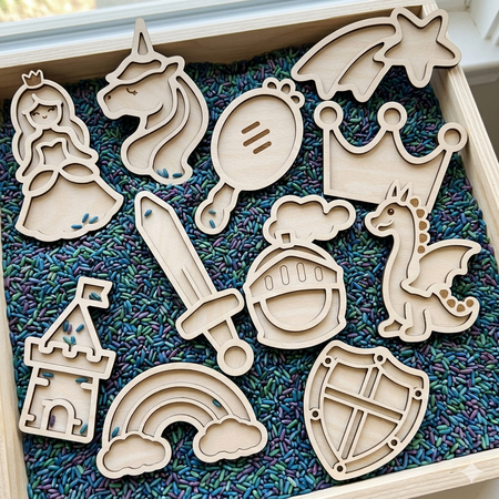 Vulvormen - ridders en prinsessen