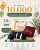10.000 Bestellingen! Vier mee met onze MEGA actie!